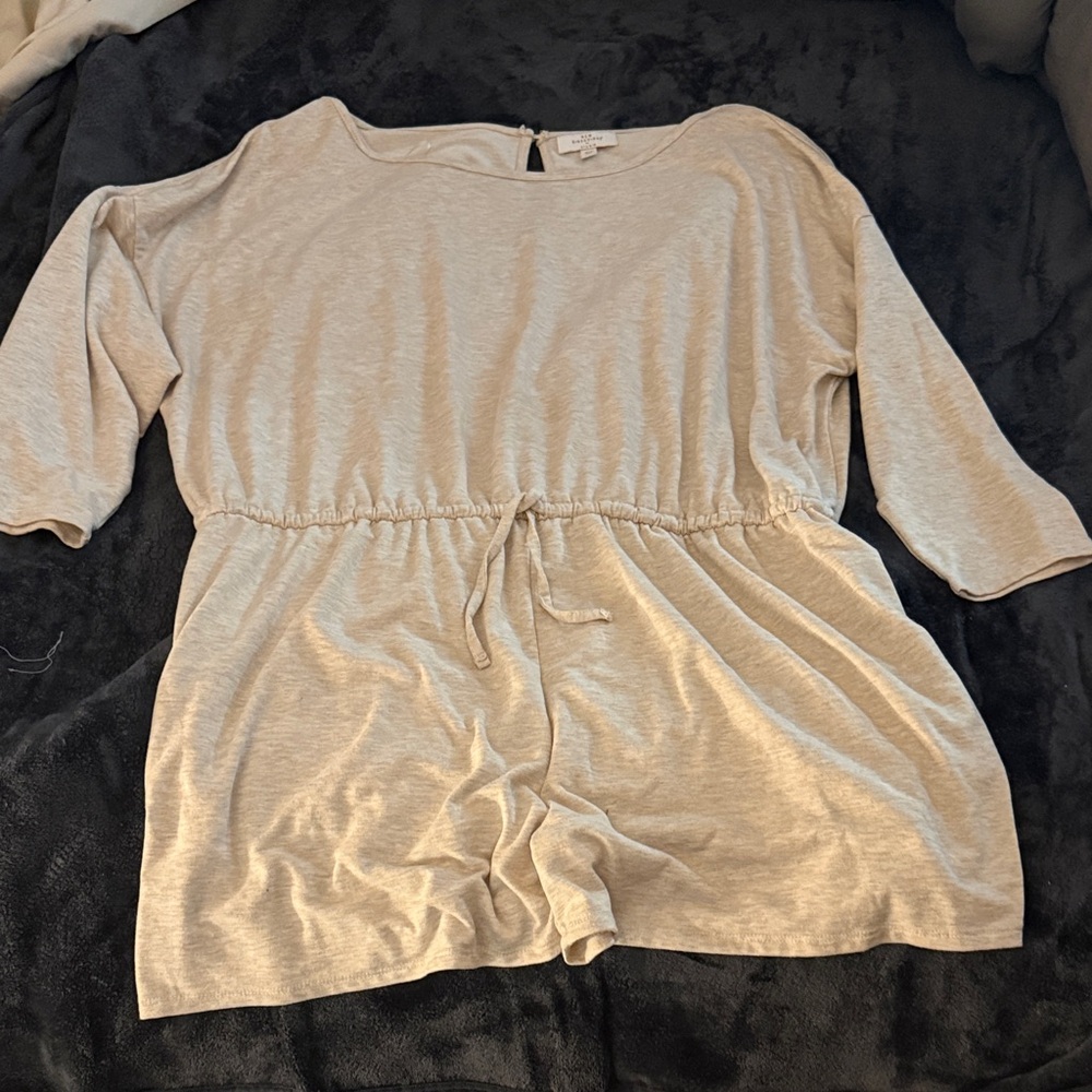Light Gray Casual Romper